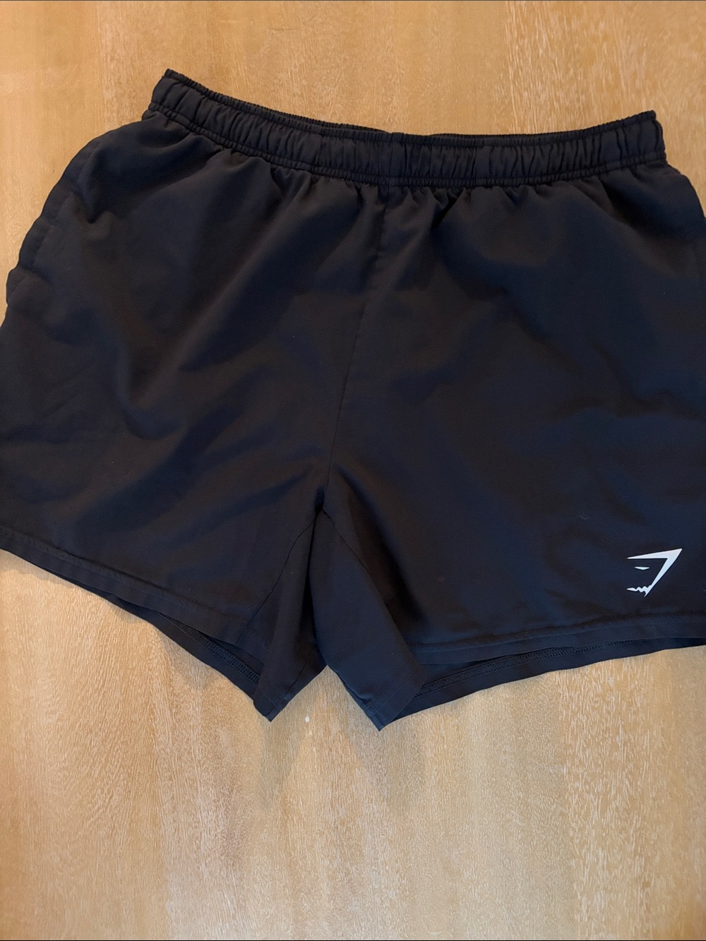 Gymshark Black Running Shorts with Logo